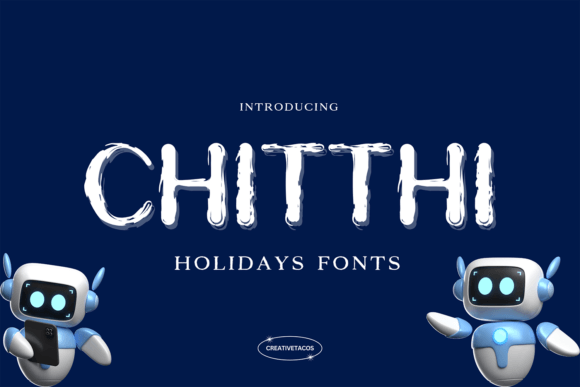 Chitthi: A Textured Display Typeface for Warm Editorial Design