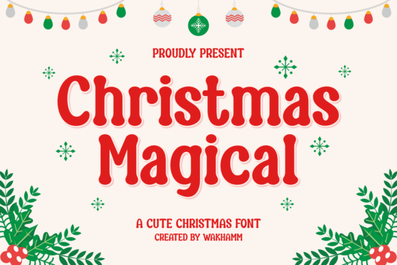 Christmas Magical: The Display Typeface for Festive Digital Experiences