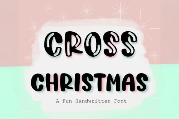 Cross Christmas: A Festive Display Typeface for Modern Web Design