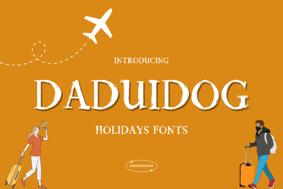 Daduidog: A Unique Holiday Typeface for Editorial Design