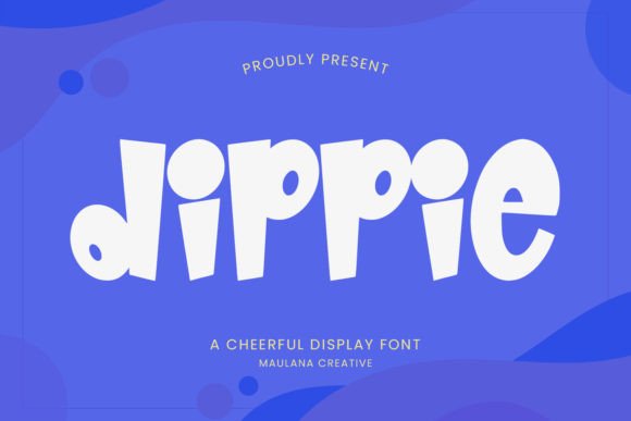 Dippie: A Cheerful Display Typeface for Modern Web Design