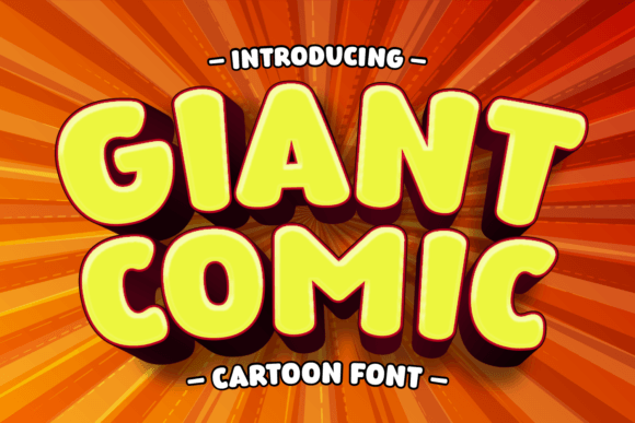 Giant Comic: The Playful Display Typeface for Modern Web Design