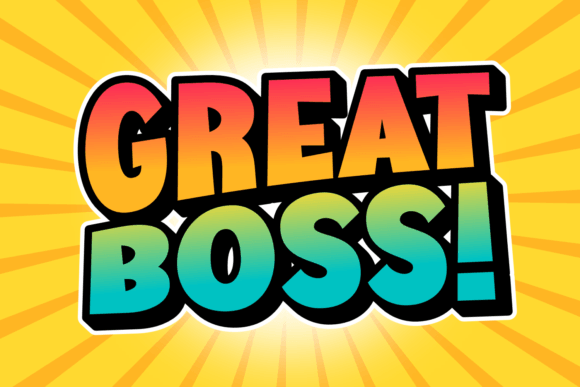 Great Boss: The Display Font That Elevates Small Business Branding