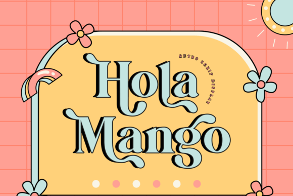 Hola Mango: A Bold Two-Faced Serif for Modern Branding