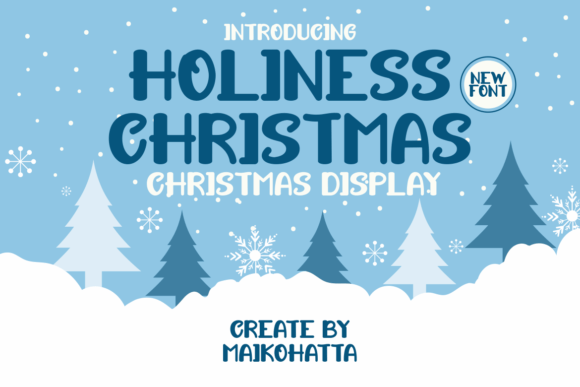 Holiness Christmas: The Perfect Display Font for Holiday Branding