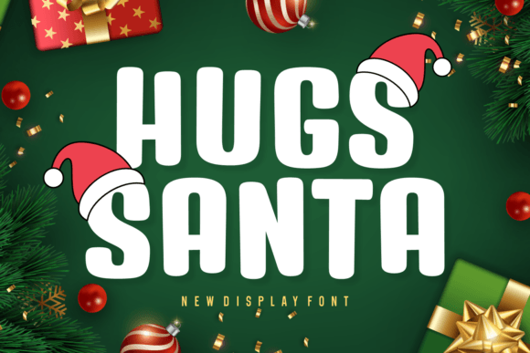 Hugs Santa: The Perfect Display Typeface for Festive Brand Identity