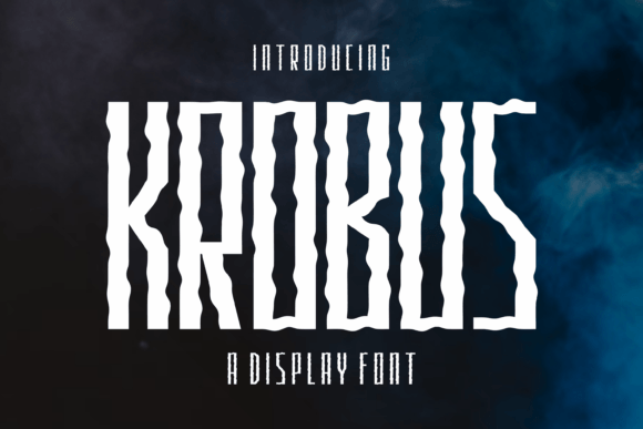 Krobus: The Wavy Display Font That Elevates Brand Identity
