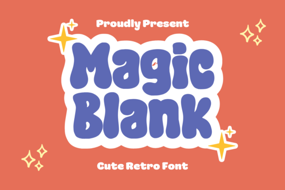 Magic Blank: A Retro Display Typeface for Modern Editorial Design
