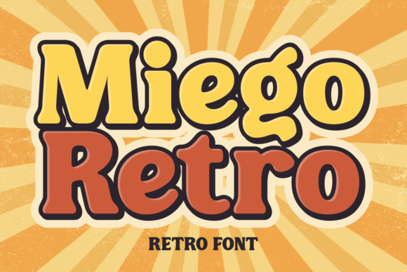Miego Retro: The Perfect Display Font for Handmade Products