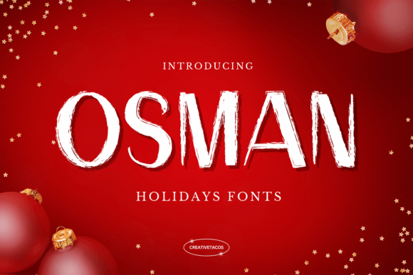 Osman: The Bold Holiday Typeface That Transforms Brand Identity
