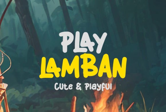 Play Lamban: A Whimsical Typeface for Bold Brand Identities