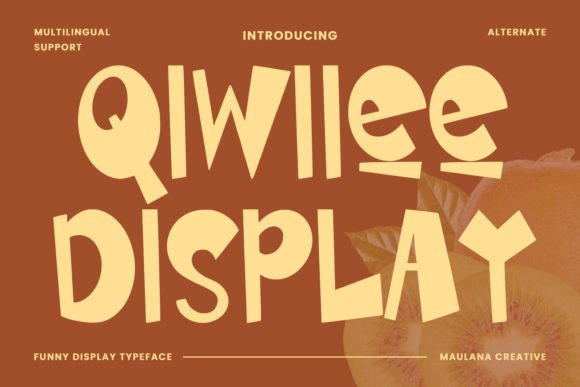 Qiwiiee: The Playful Display Typeface That Elevates Digital Branding