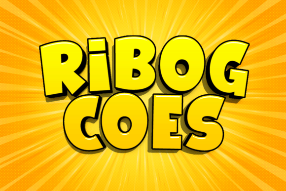 Ribog Coes: The Perfect Creative Font for Small Business Branding