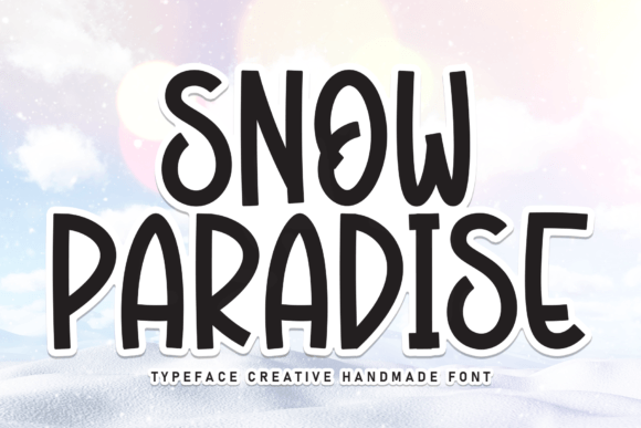 Snow Paradise: A Playful Display Typeface for Modern Campaigns