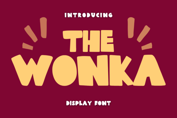 The Wonka: A Quirky Display Typeface for Vibrant Editorial Design