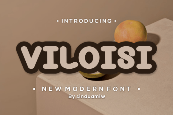 Viloisi: A Bold Display Font for High-Impact Branding