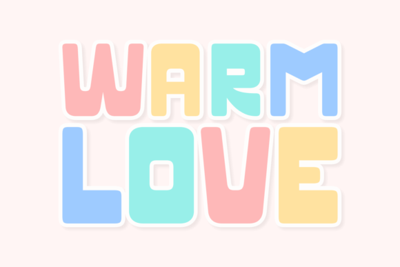 Warm Love: The Perfect Display Font for Handmade Crafts