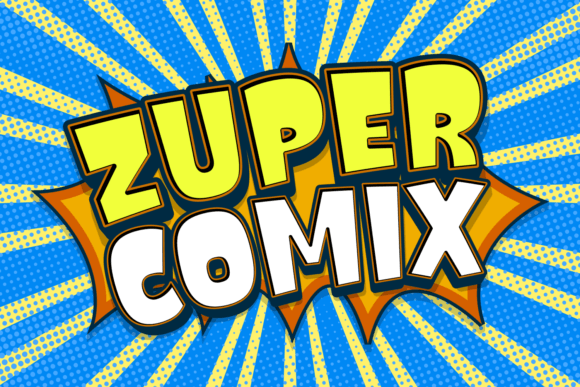 Zuper Comix: The Bold Typeface That Brings Playful Branding to Life